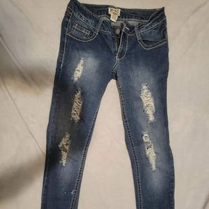 Distress Skinny Jeans by Mudd
